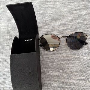 Prada Mirrored Sunglasses with Case